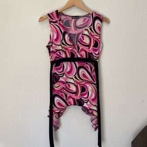 WET SEAL Y2K babydoll tie top